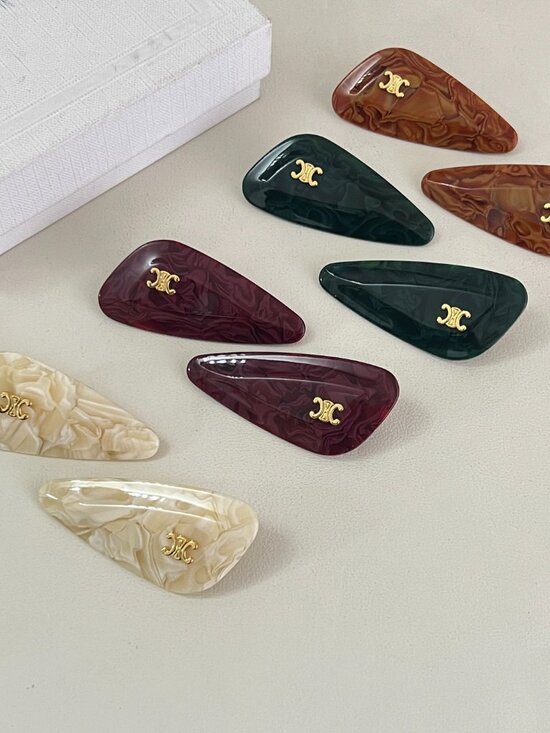 ?Celine hair clips are simple, versatile, and timeless. main image 5